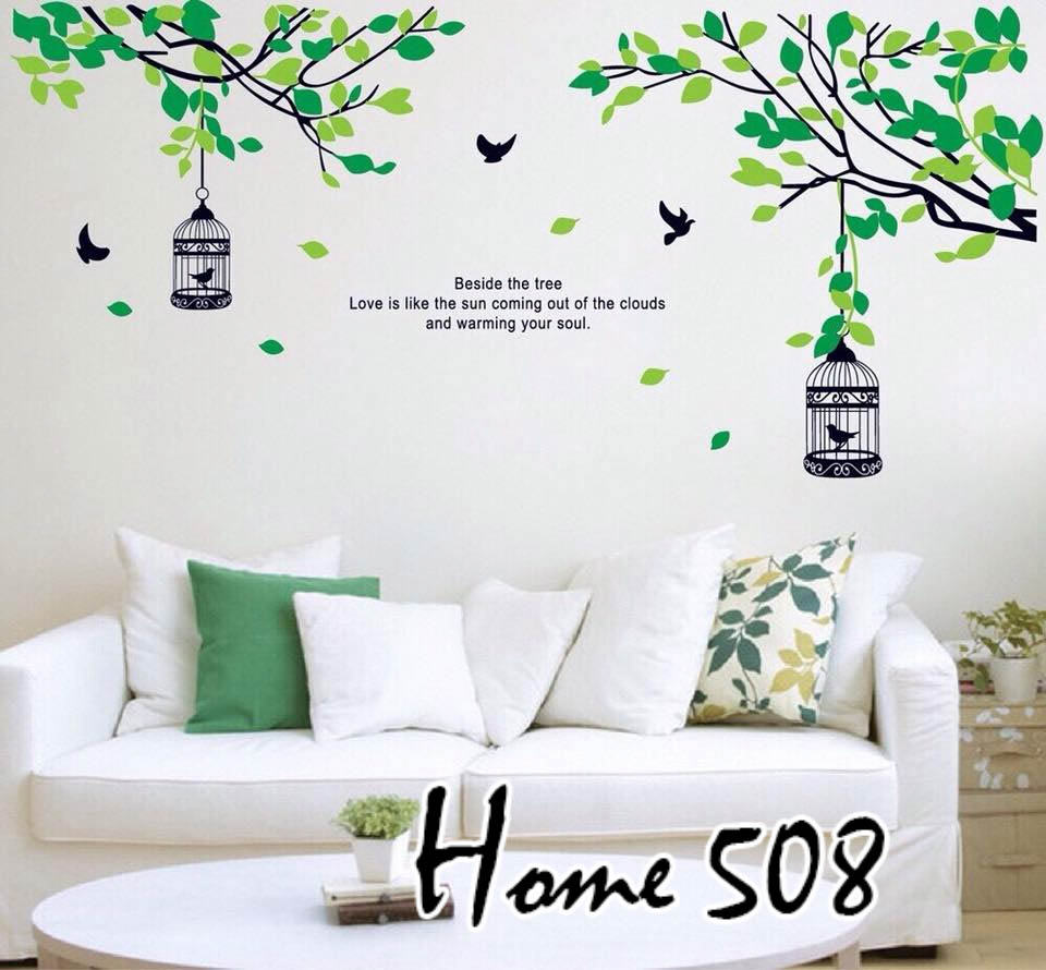 สติ๊กเกอร์ ต้นไม้