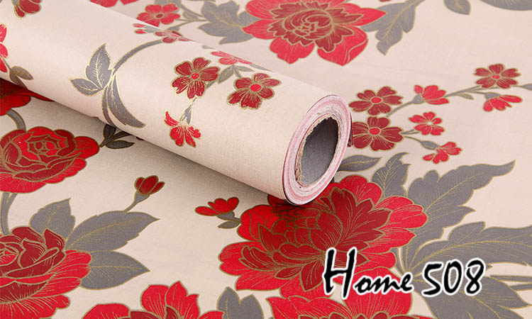 wall 0.45 M ลายดอกไม้