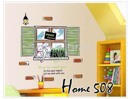 สติ๊กเกอร์ หน้าต่าง