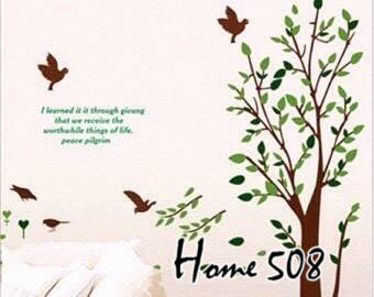 สติ๊กเกอร์ ต้นไม้