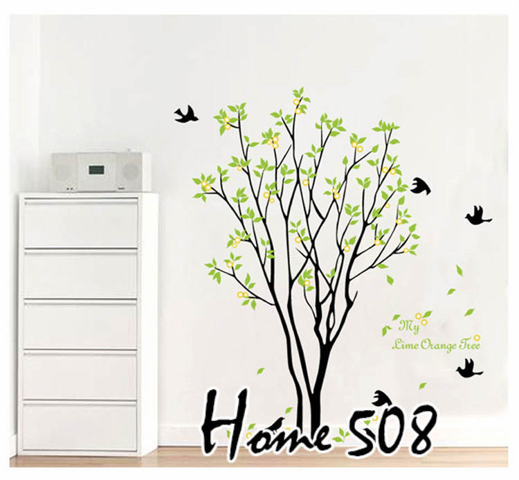 สติ๊กเกอร์ ต้นไม้